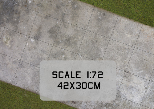 Concrete airfield display - 1:72,
