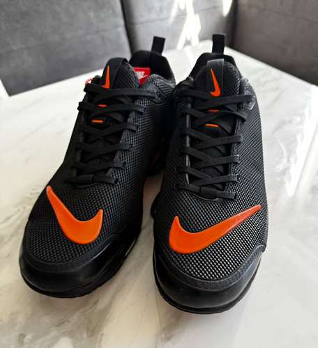 Nike mercurial black orange - tn, black/orange