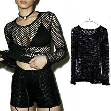 Ladies Long Sleeve Fish Net