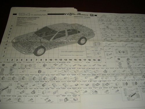 Alfa romeo poster table 164 - alfa,
