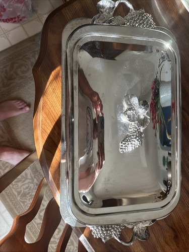 Godinger silver serving tray - silver,