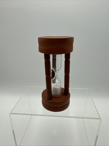 Vintage wooden egg timer - egg,