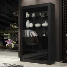 Modern Black Gloss Display