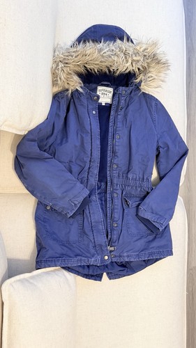 Girls navy winter coat - navy,