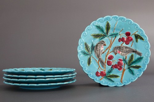 Sarreguemines majolica slipper - sarreguemines,