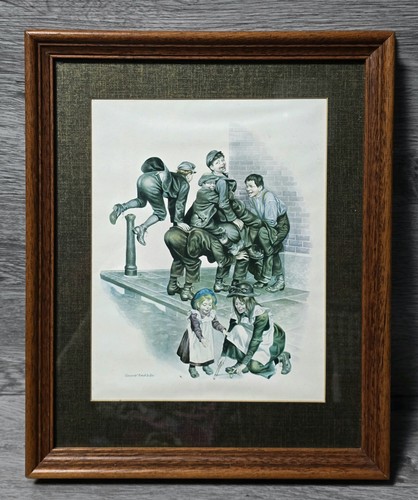 Vintage ronald embleton framed - vintage,