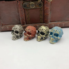 Copper DIY Skeleton Head Beads