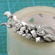 20pcs Manual Leather Craft Carving Embossing Beveler Stamping Punch Craft Tool