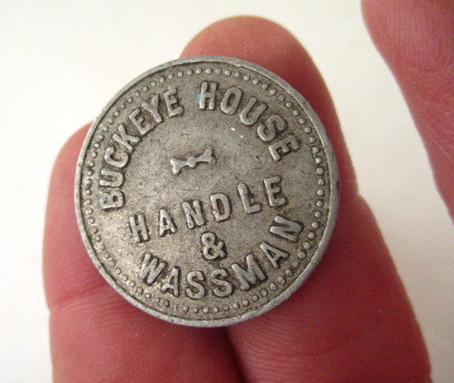 Vintage buckeye house handle - handle, &