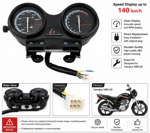 Speedometer tachometer clock - speedometer,