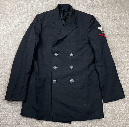 Vintage 70s navy coat - us,