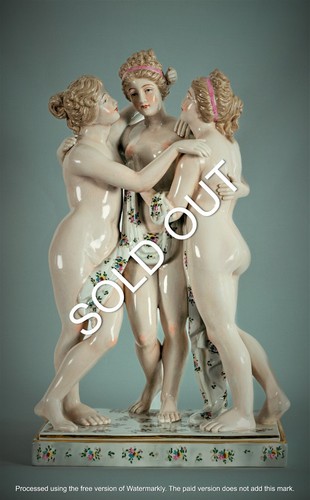 Dresden porcelain three - three, graces