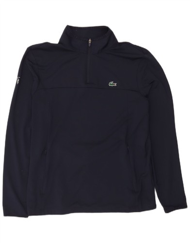 Lacoste mens zip - zip, neck