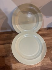 Branksome China 1950s - Cream Dinner Plate 26cm x 2