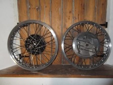 TRIUMPH WHEELS ALLOY 8" TWIN LEADING SHOE CAFE RACER TRITON BONEVILE T120R T110