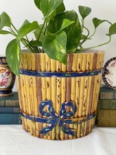 Antique Minton Majolica Bamboo