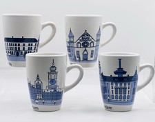 Tall Demitasse Cups x 4 /