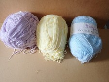 James C Brett baby double knitting wool 400g balls x 3 (L60)