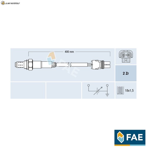Lambda sensor 77104 for - sensor,