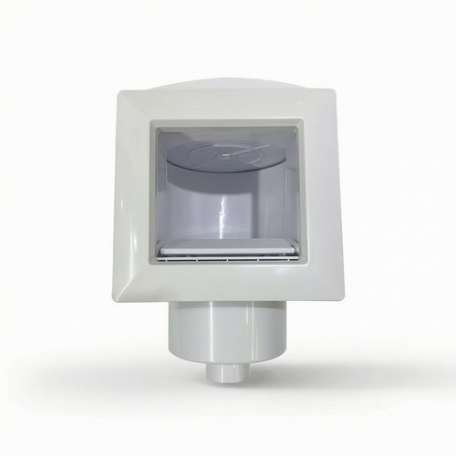 Pool skimmer with basket - with,