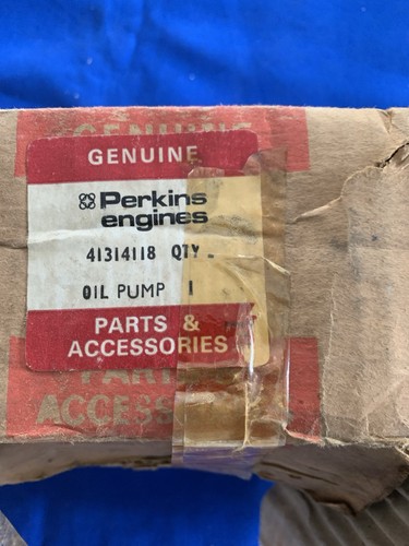 Genuine perkins engines - genuine, oil