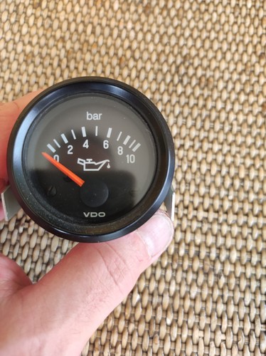 Vdo car oil - gauge, 12v