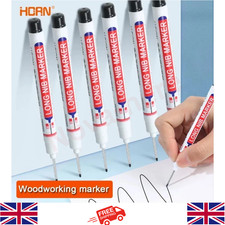 10Pcs Black Deep Hole Long Nib