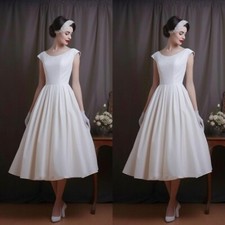 Tea length wedding dresses - length,