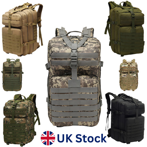 Military tactical backpack 45l - tactical,