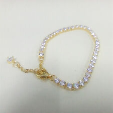 pandora sparkling tennis gold bracelet 