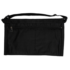 Black 4 pocket Reinforced Market Trader Money Belt Pouch Adjustable Strap