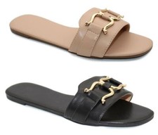 Womens Ladies Sliders Slippers