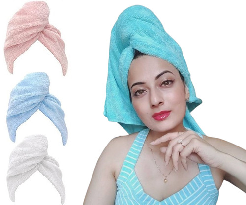 Hair towel wrap - towel,