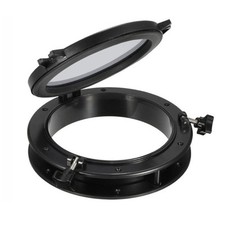 Black Round Portholes Plastic