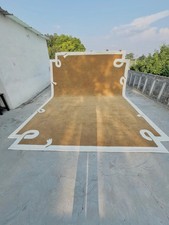 Hand-Tufted Wool Rug 9x12 ft -