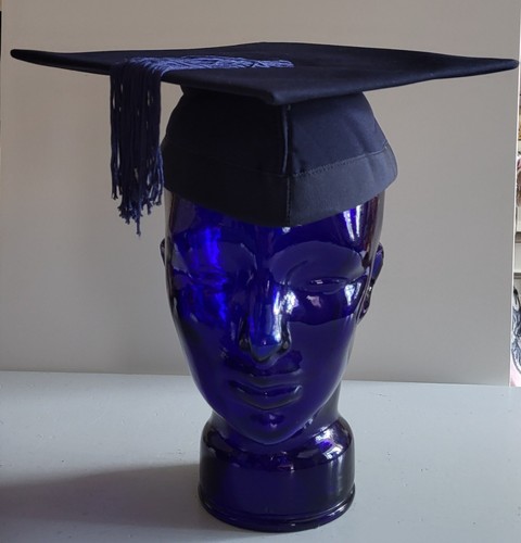 Adult size black mortar - size,