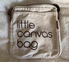 Vintage Bloomingdale’s little canvas bag.