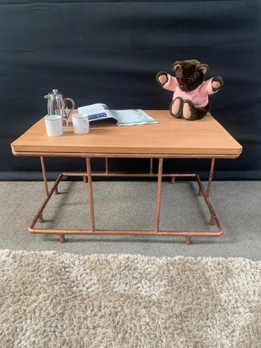 Coffee table with copper - coffee,