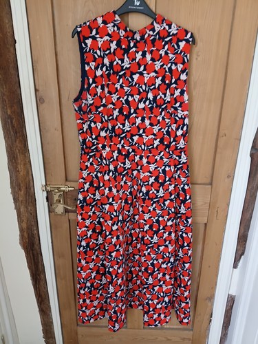 Boden dress 14r midi floral - dress,