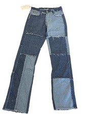 Women�s Patchwork Jeans Blue