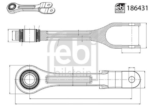 Febi 186431 rear - febi, roll