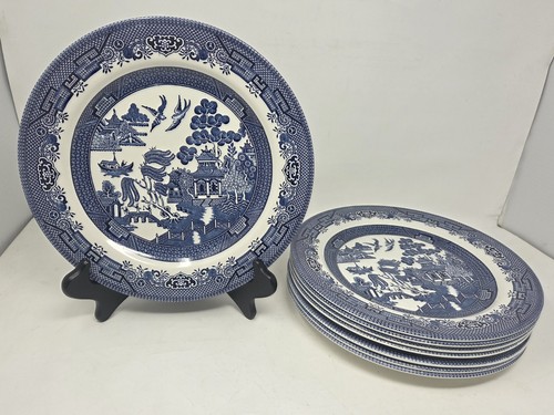 Churchill blue willow - blue, 10