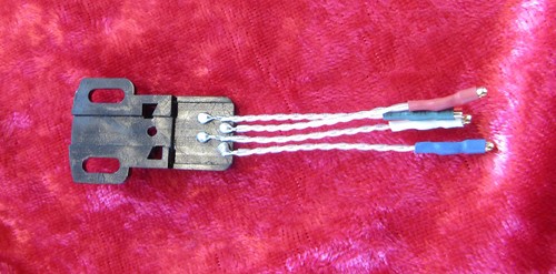 Headshell adaptor silver leads - headshell,