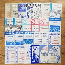 Barrow Rugby League Programmes 1947 - 2014