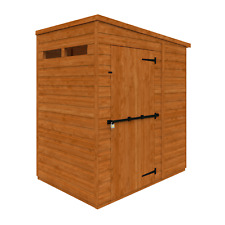 6x4 APEX SECURITY SHED WOODEN