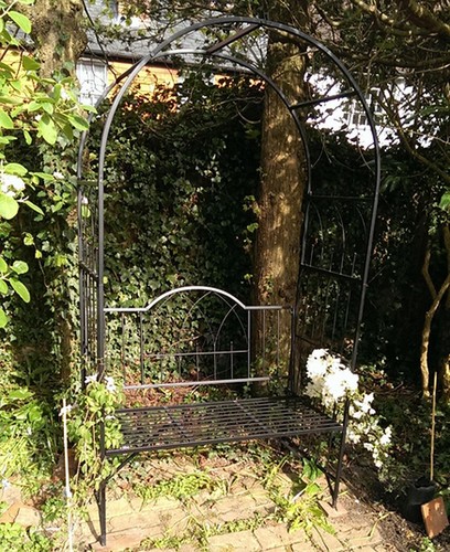 Black metal garden - black,