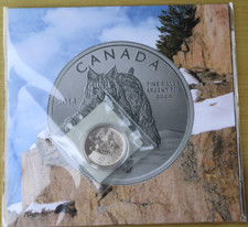 Bobcat 2014 Canada .9999 Fine Silver $20 Coin in Sealed Pack