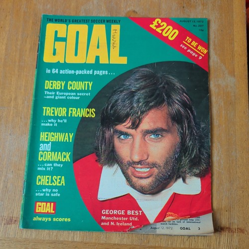 1972 goal magazine - goal,