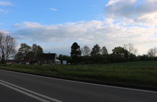 Photo 6x4 watling street long - street,,