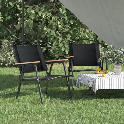 Camping chair foldable black - camping,